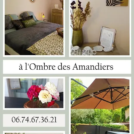 Bed & Breakfast D'hotes & Jacuzzi - A L'ombre Des Amandiers Saint-Martin-d'Ardeche